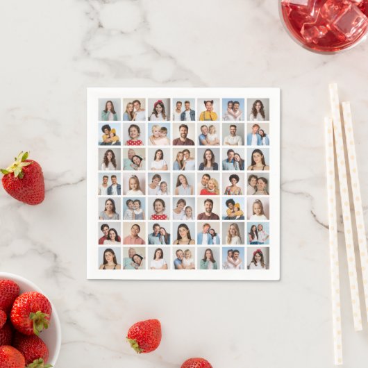 Maak Je Eigen 49 Foto Collage Servet (Insitu)