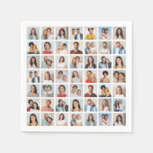 Maak Je Eigen 49 Foto Collage Servet (Voorkant)