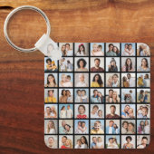 Maak Je Eigen 49 Foto Collage Sleutelhanger (Voorkant)