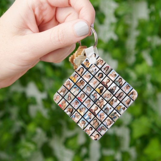 Maak Je Eigen 49 Foto Collage Sleutelhanger (Hand)