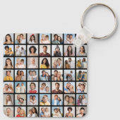 Maak Je Eigen 49 Foto Collage Sleutelhanger (Achterkant)