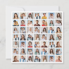 Maak Je Eigen 49 Foto Collage Wenskaart Kaart