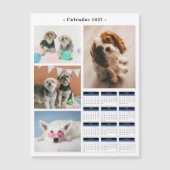 Maak je eigen 4 foto collage 2027 kalender (Voorkant)