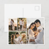 Maak Je Eigen 4 Foto Collage Briefkaart (Voorkant / Achterkant)