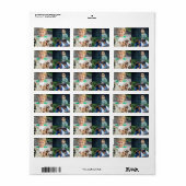 Maak je eigen 4 foto collage etiket (Full Sheet)