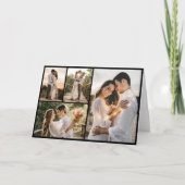 Maak Je Eigen 4 Foto Collage Kaart (Voorkant)