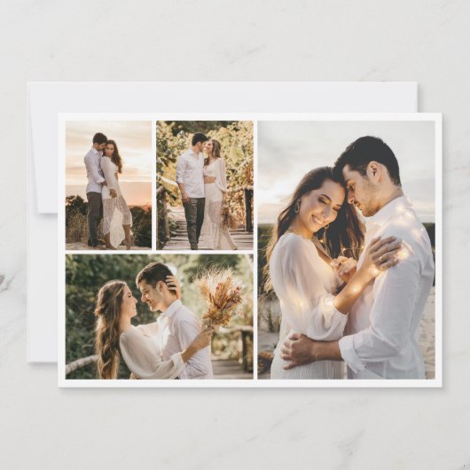 Maak je eigen 4 foto-collage kaart (Voorkant)