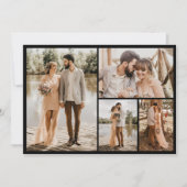 Maak Je Eigen 4 Foto Collage Kaart (Voorkant)