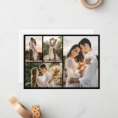 Maak je eigen 4 foto collage notitiekaartje (Voorkant / Achterkant in situ)