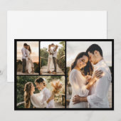 Maak je eigen 4 foto collage notitiekaartje (Voorkant / Achterkant)