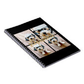 Maak Je Eigen 4 Foto Collage - Script Naam Notitieboek (Rechterzijde)