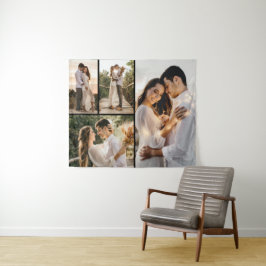 Maak Je Eigen 4 Foto Collage Wandkleed