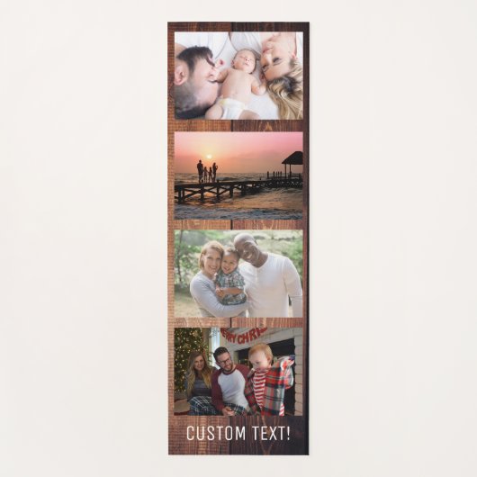 Maak Je Eigen 4 Foto Collage  Yogamat (Voorkant)