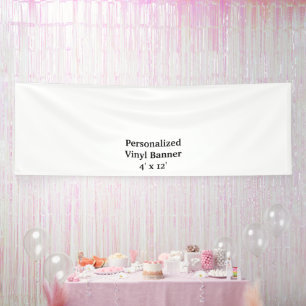 Maak je eigen 4' x 12' binnen vinyl banner