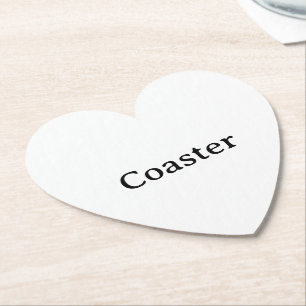 Maak je eigen 4" x 4" hart kartonnen onderzetters
