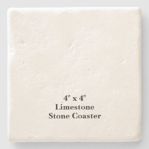 Maak je eigen 4" x 4" kalksteen stenen onderzetter