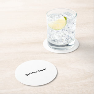 Maak je eigen 4" x 4" Rond Ronde Kartonnen Onderzetter