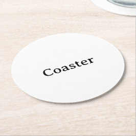 Maak je eigen 4" x 4"  ronde kartonnen onderzetter