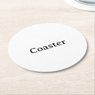 Maak je eigen 4" x 4"  ronde kartonnen onderzetter
