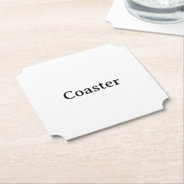 Maak Je Eigen 4" x 4" Ticket Kartonnen Onderzetters