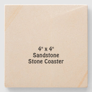 Maak je eigen 4" x 4" zandsteen stenen onderzetter
