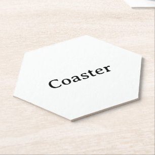 Maak je eigen 4" x 4" zeshoek kartonnen onderzetters