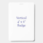 Maak je eigen 4" x 6" badge (Achterkant)
