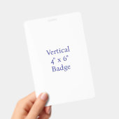Maak je eigen 4" x 6" badge (Handheld)