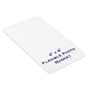 Maak je eigen 4" x 6" flexibele fotomagneet magneet