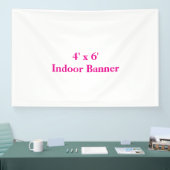 Maak je eigen 4' x 6' spandoek (Beurs)