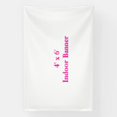 Maak je eigen 4' x 6' spandoek (Verticaal)