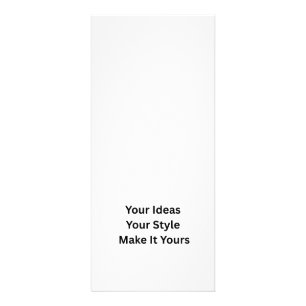 Maak je eigen 4" x 9" rackkaart reclamekaart