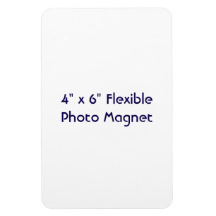 Maak je eigen 4''x6'' flexibele magneet