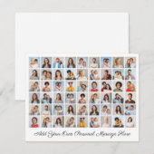 Maak Je Eigen 54 Foto Collage Feestdagenkaart (Voorkant / Achterkant)