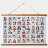 Maak Je Eigen 54 Foto Collage Hangend Wandkleed (Voorkant)