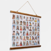 Maak Je Eigen 54 Foto Collage Hangend Wandkleed (Gebogen)