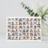 Maak Je Eigen 54 Foto Collage Kaart (Staand voorkant)