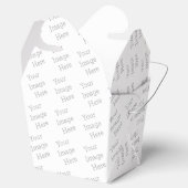 Maak je eigen 5,1 x 5,1 x 7 cm bedankdoosje bedankdoosjes (Geopend)