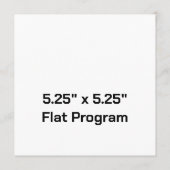 Maak je eigen 5,25" x 5,25" vlak programma programmakaart (Achterkant)