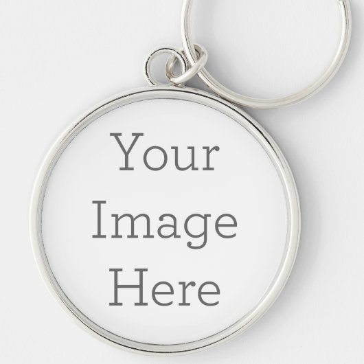 Groot (5,4 cm) Premium ronde sleutelhanger (Voorkant)