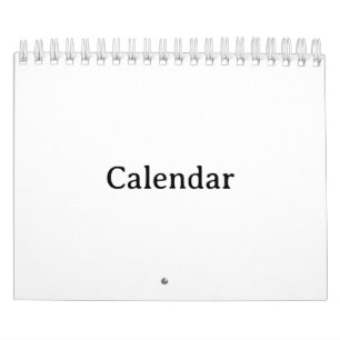 Maak je eigen 5,5" x 7" twee pagina's kleine witte kalender