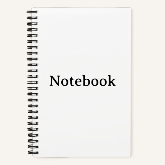Maak je eigen 5.5" x 8.5" softcover notitieboek (Voorkant)