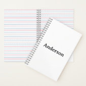 Maak je eigen 5.5" x 8.5" spiraal notitieboek (Binnen)