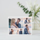 Maak Je Eigen 5 Foto Collage Briefkaart (Staand voorkant)