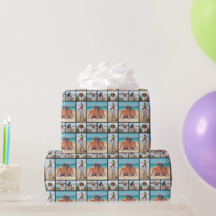Maak je eigen 5 foto collage cadeaupapier