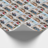 Maak Je Eigen 5 Foto Collage Cadeaupapier (Hoek)