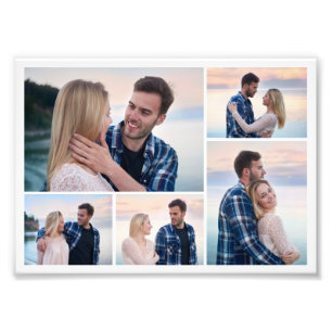 Maak Je Eigen 5 Foto Collage Foto Vergroting Afdruk