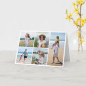 Maak Je Eigen 5 Foto Collage Kaart (Gele Bloem)