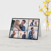 Maak Je Eigen 5 Foto Collage Kaart (Gele Bloem)
