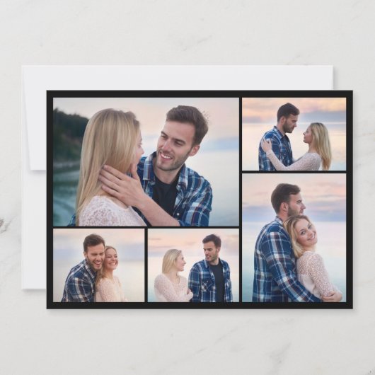 Maak je eigen 5 foto collage notitiekaartje (Voorkant)